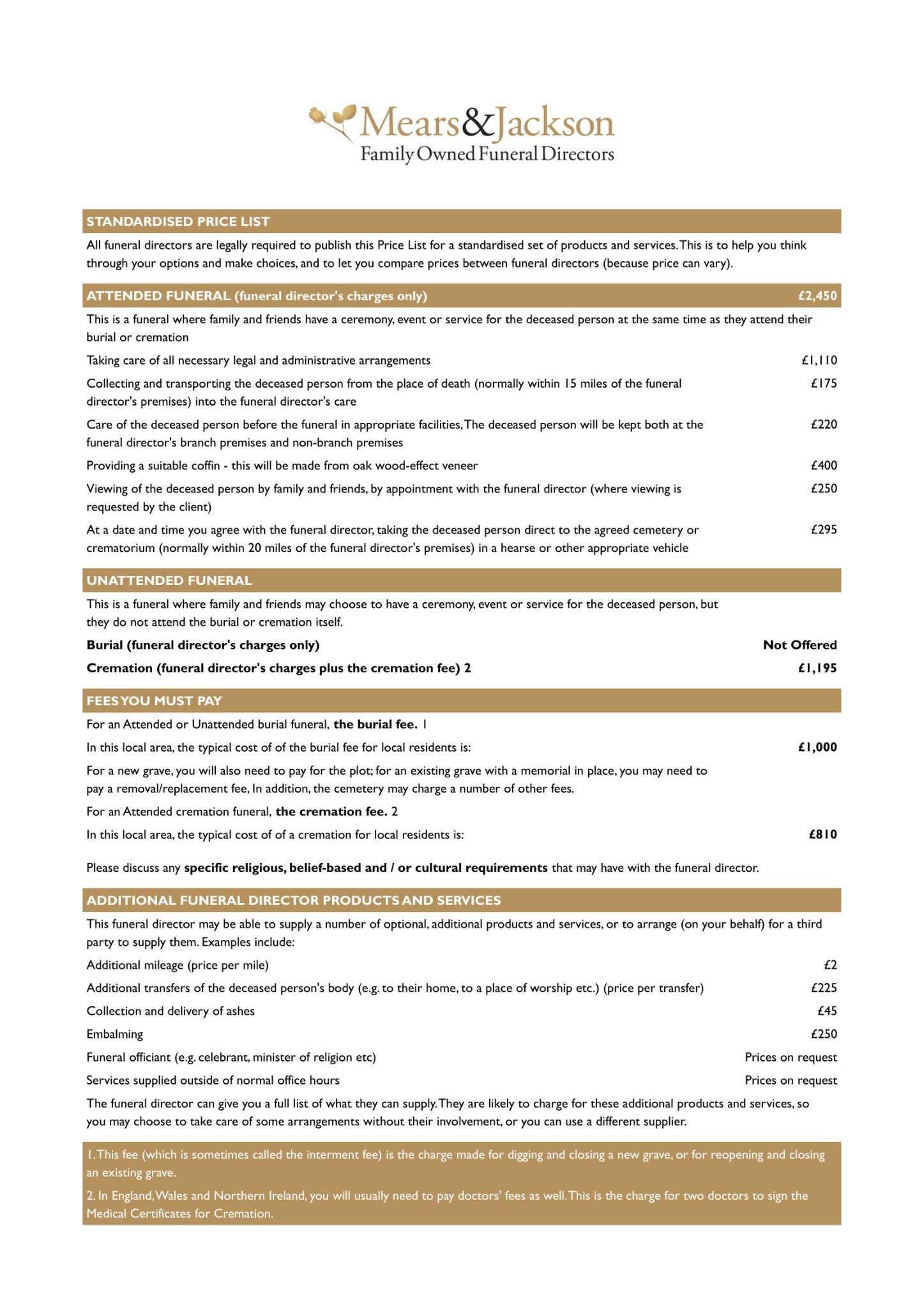 m-j-cma-standardised-price-list-2024