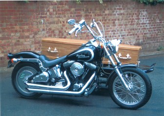 motor cycle hearse