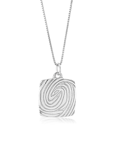 Silver Square Pendant