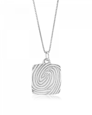 Silver Square Pendant