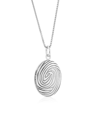 Silver Oval Locket