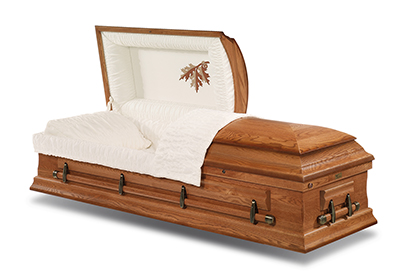 Golden Leaf Casket