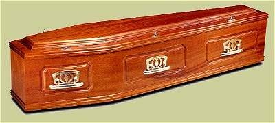Cavendish Mahogany Coffin