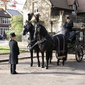 Traditional Horse Drawn Funeral